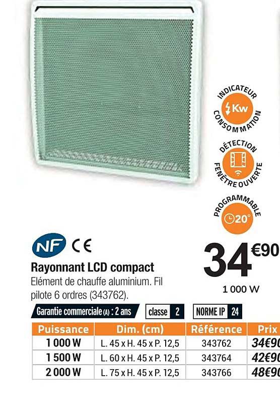 rayonnant lcd compact nf