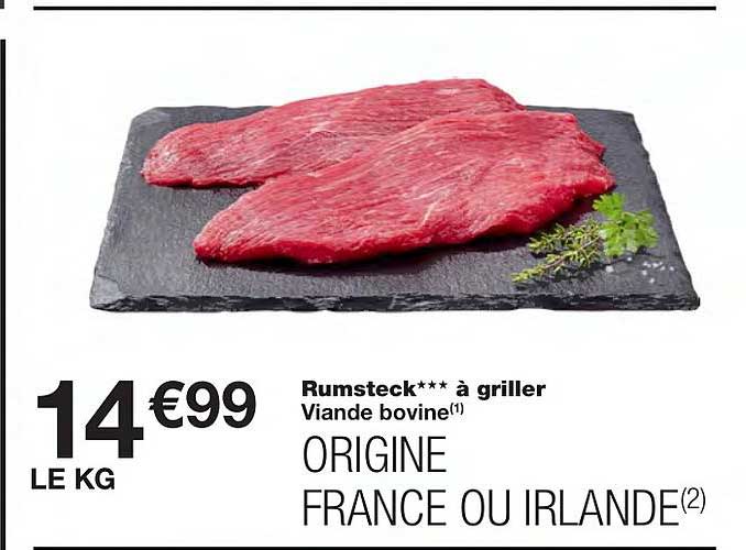 Rumsteck à Griller Viande Bovine