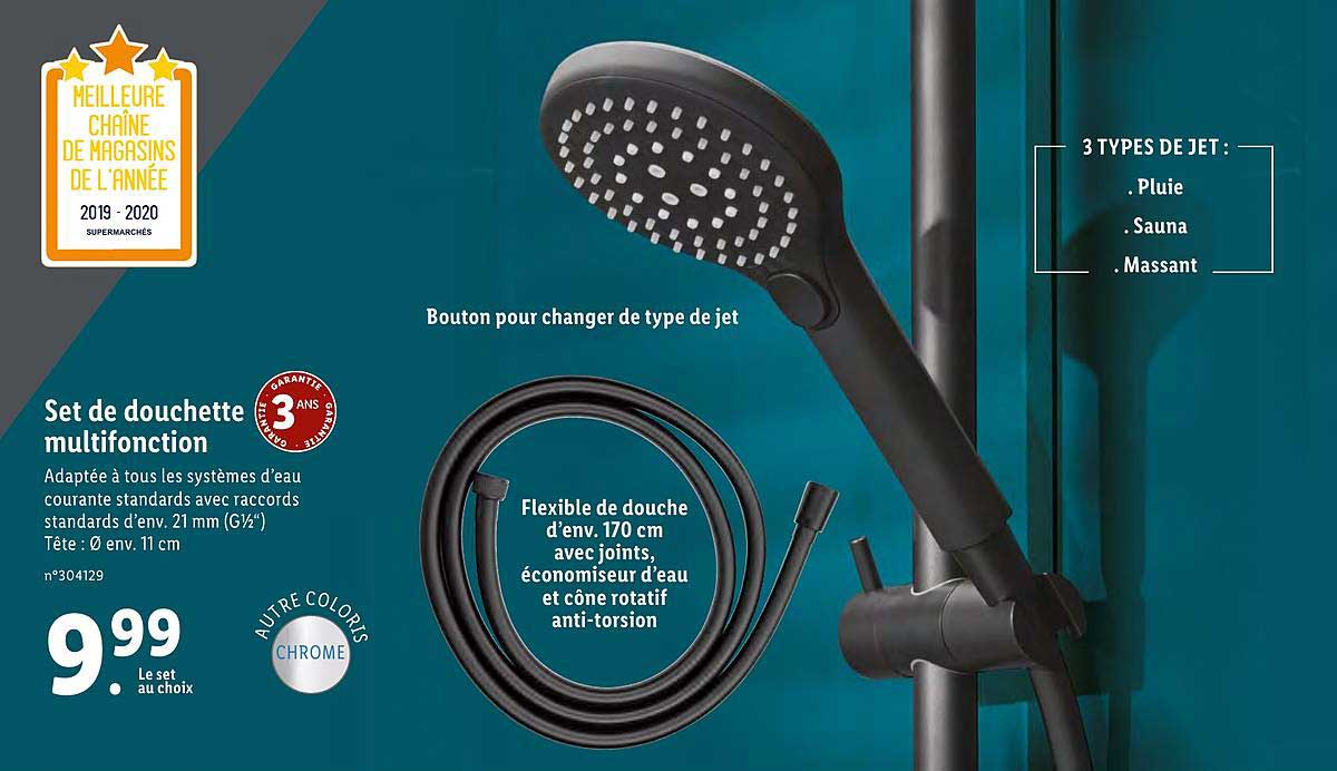 Set De Douchette Multifonction