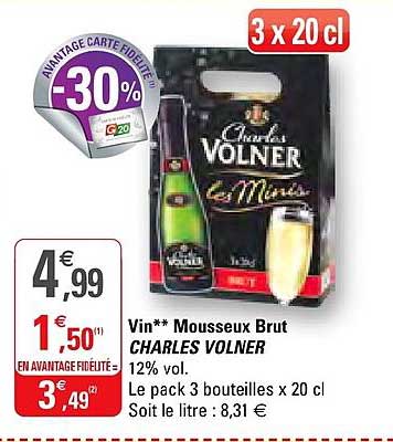 Vin Mousseux Brut Charles Volner
