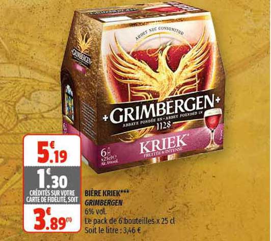 bière kriek grimbergen