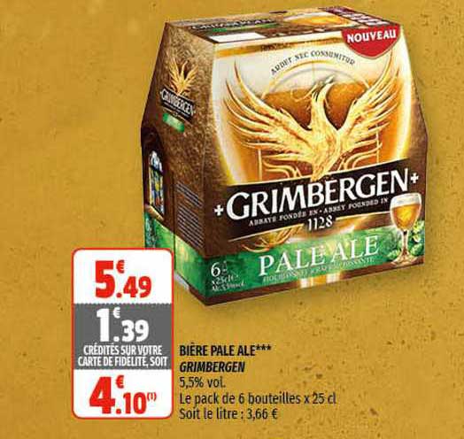 bière pale ale grimbergen