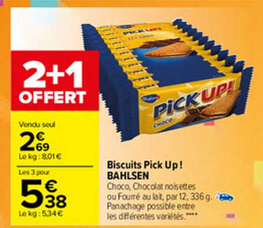 biscuits pick up ! bahlsen
