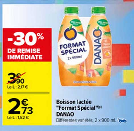 boisson lactée "format spécial" danao