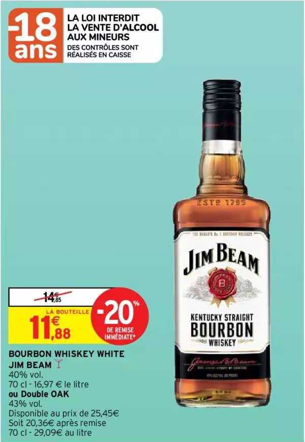 borbon whiskey white jim beam