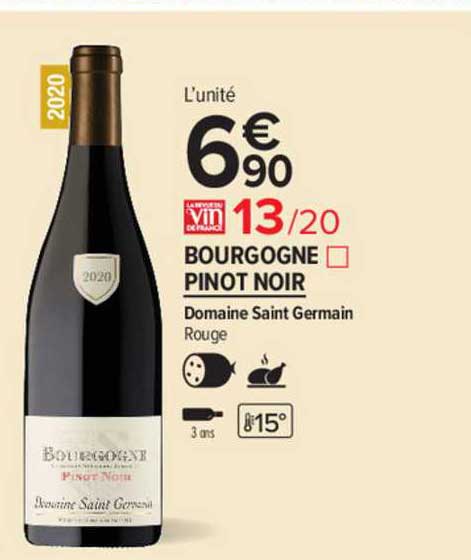 bourgogne pinot noir domaine saint germain rouge