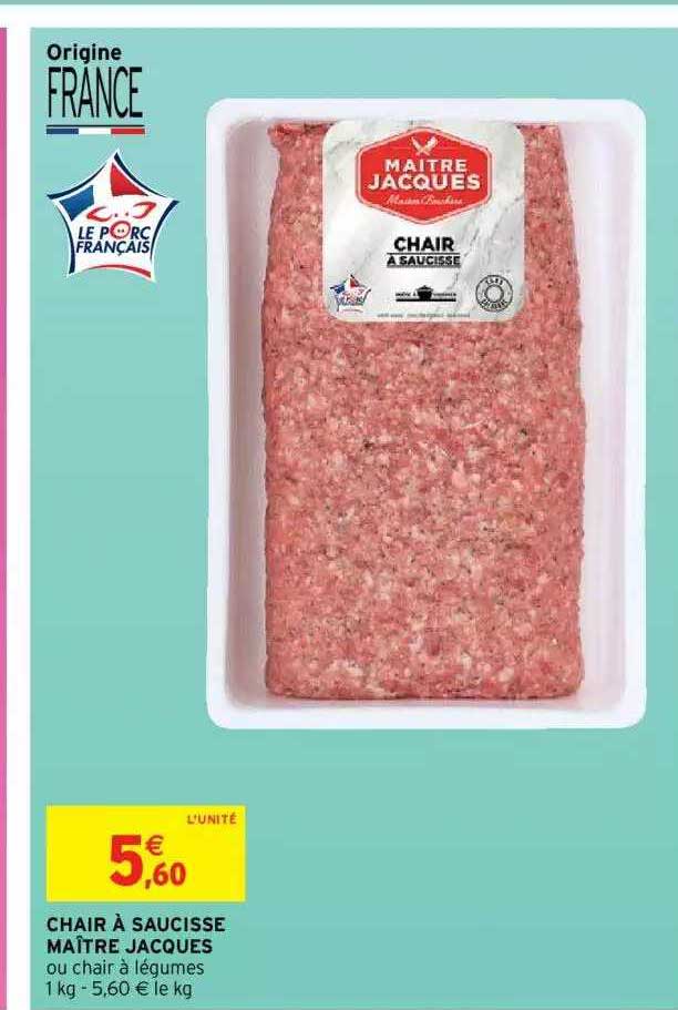 chair à saucisse maître jacques