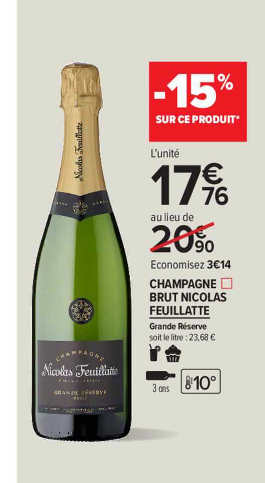 champagne brut nicolas feuillatte grande réserve