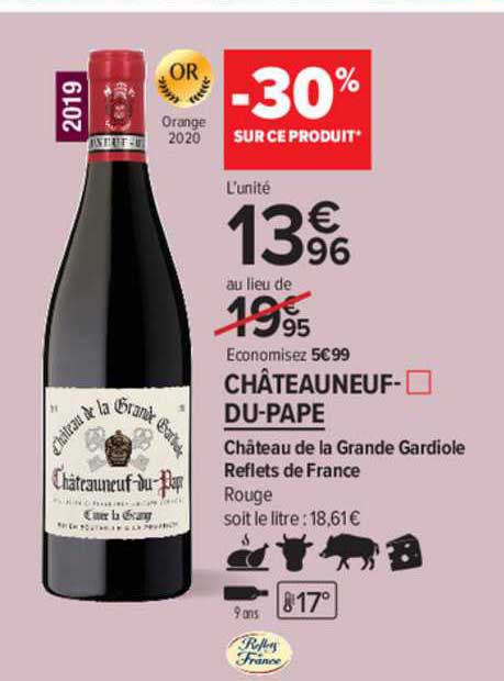 châteauneuf-du-pape château de la grande gardiole reflets de france