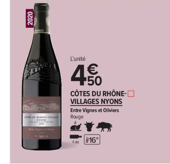 côtes du rhône-villages nyons entre vignes et oliviers
