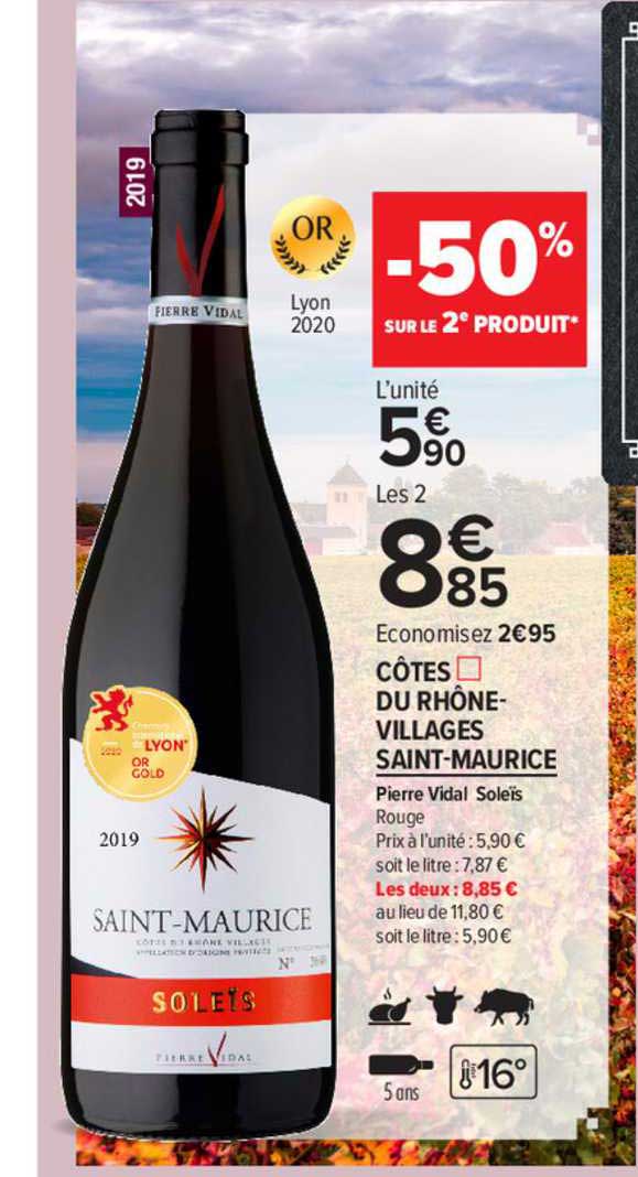 côtes du rhône-villages saint-maurice