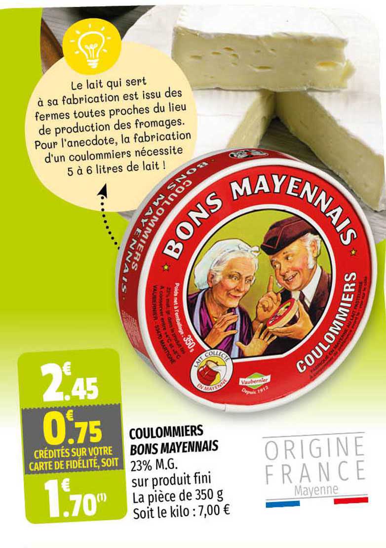 coulommiers bons mayennais