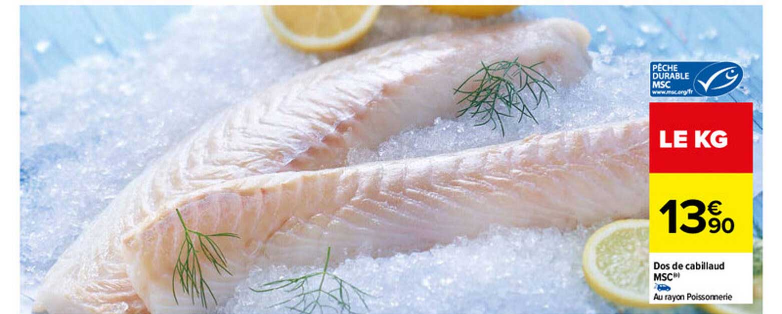 Dos De Cabillaud Msc