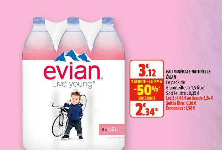 Eau Minérale Naturelle évian
