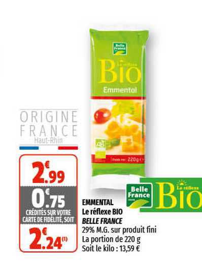 emmental le réflexe bio belle france