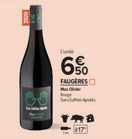 faugères mas olivier rouge