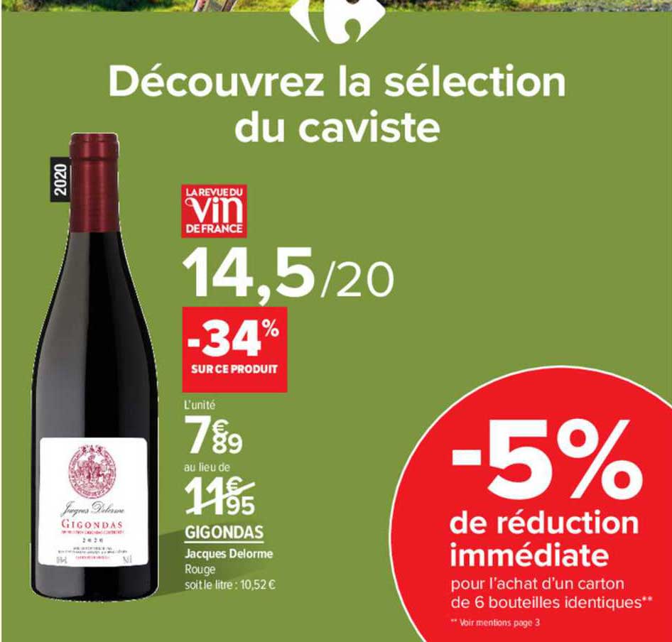 gigondas jacques delorme rouge