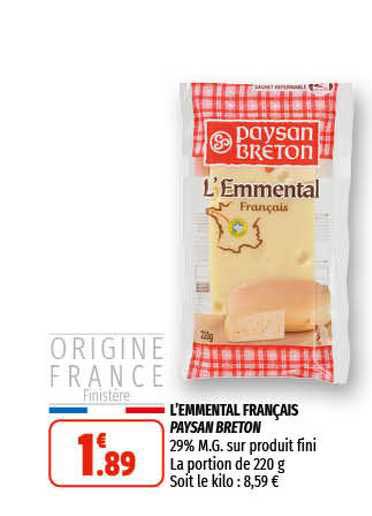 l'emmental français paysan breton