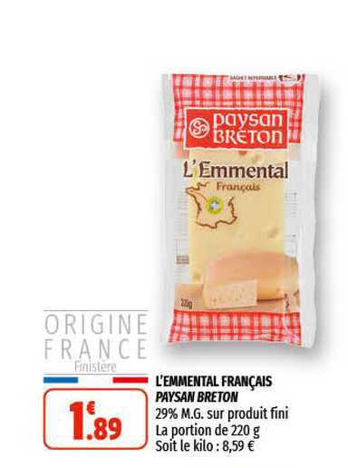 l'emmental français paysan breton