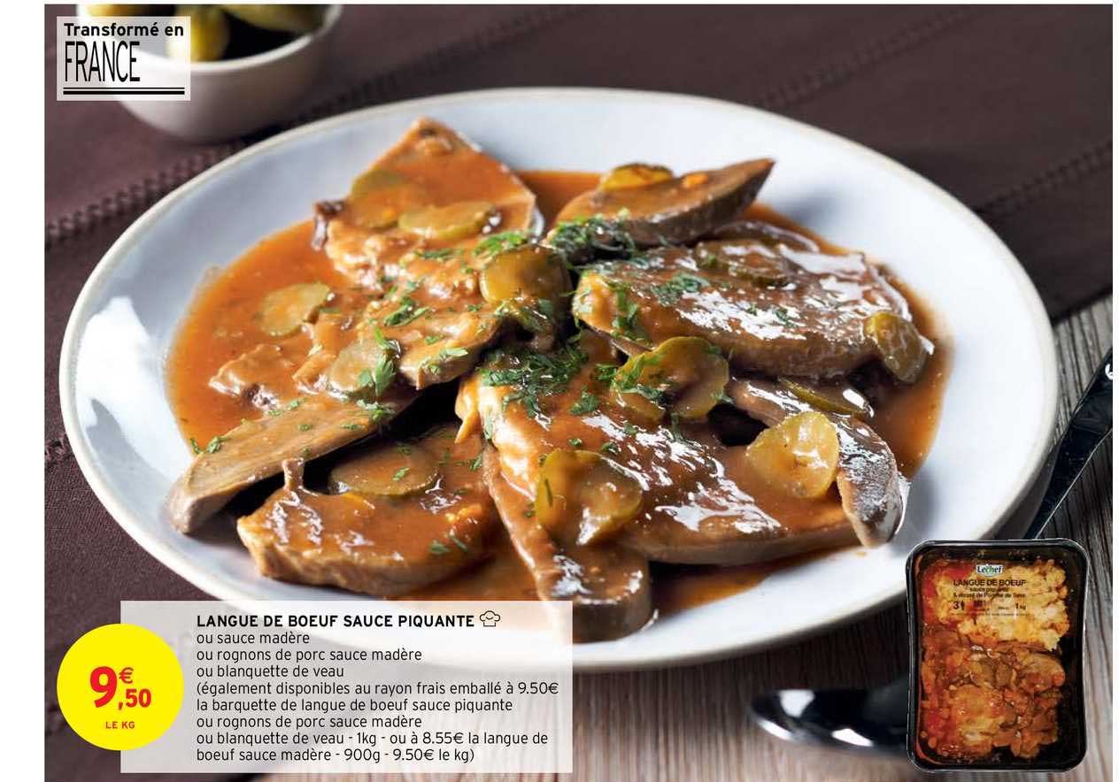 Langue De Bœuf Sauce Piquante