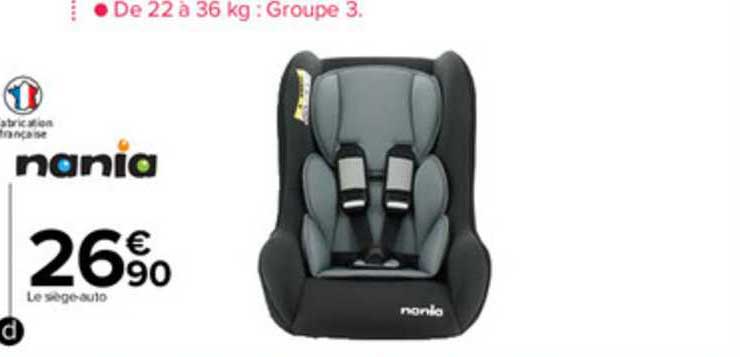 le siège-auto nania