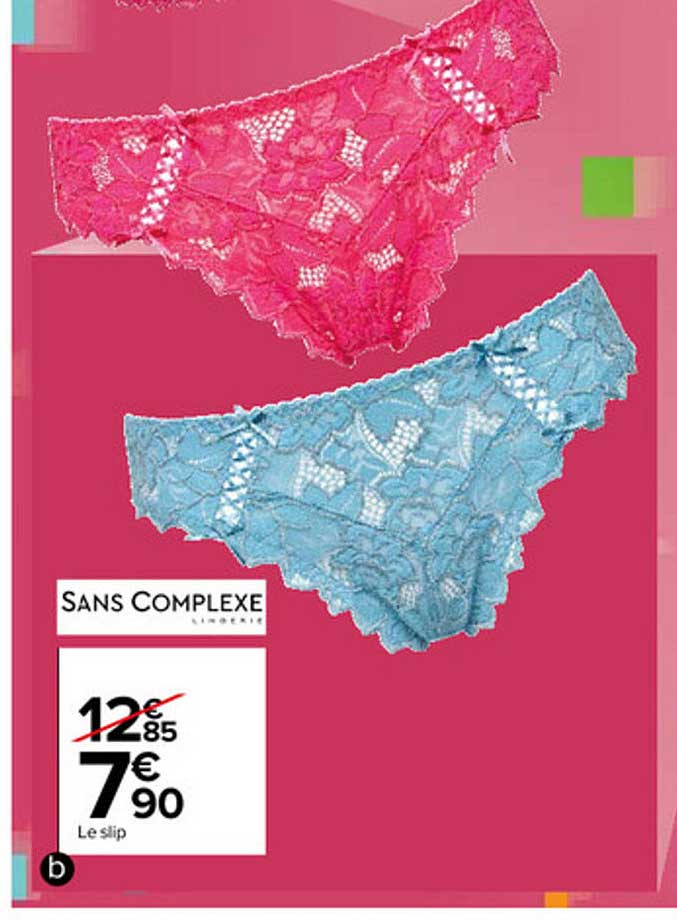 le slip sans complexe