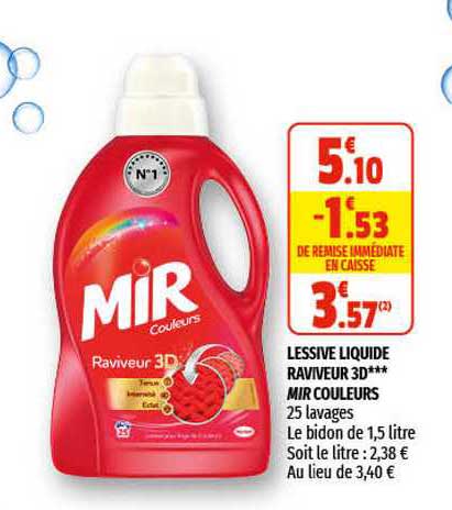 lessive liquide raviveur 3d mir couleurs