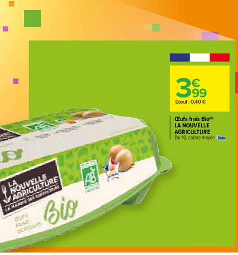 oeufs frais bio la nouvelle agriculture