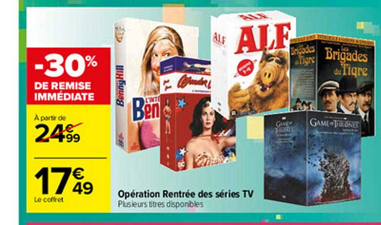 opération rentrée des séries tv