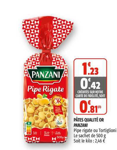 Pâtes Qualité Or Panzani