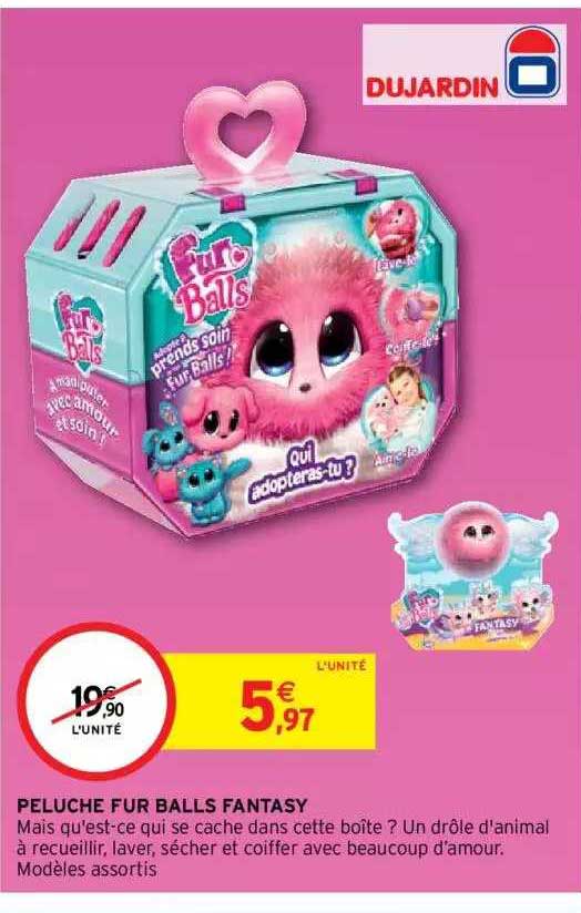 peluche fur balls fantasy