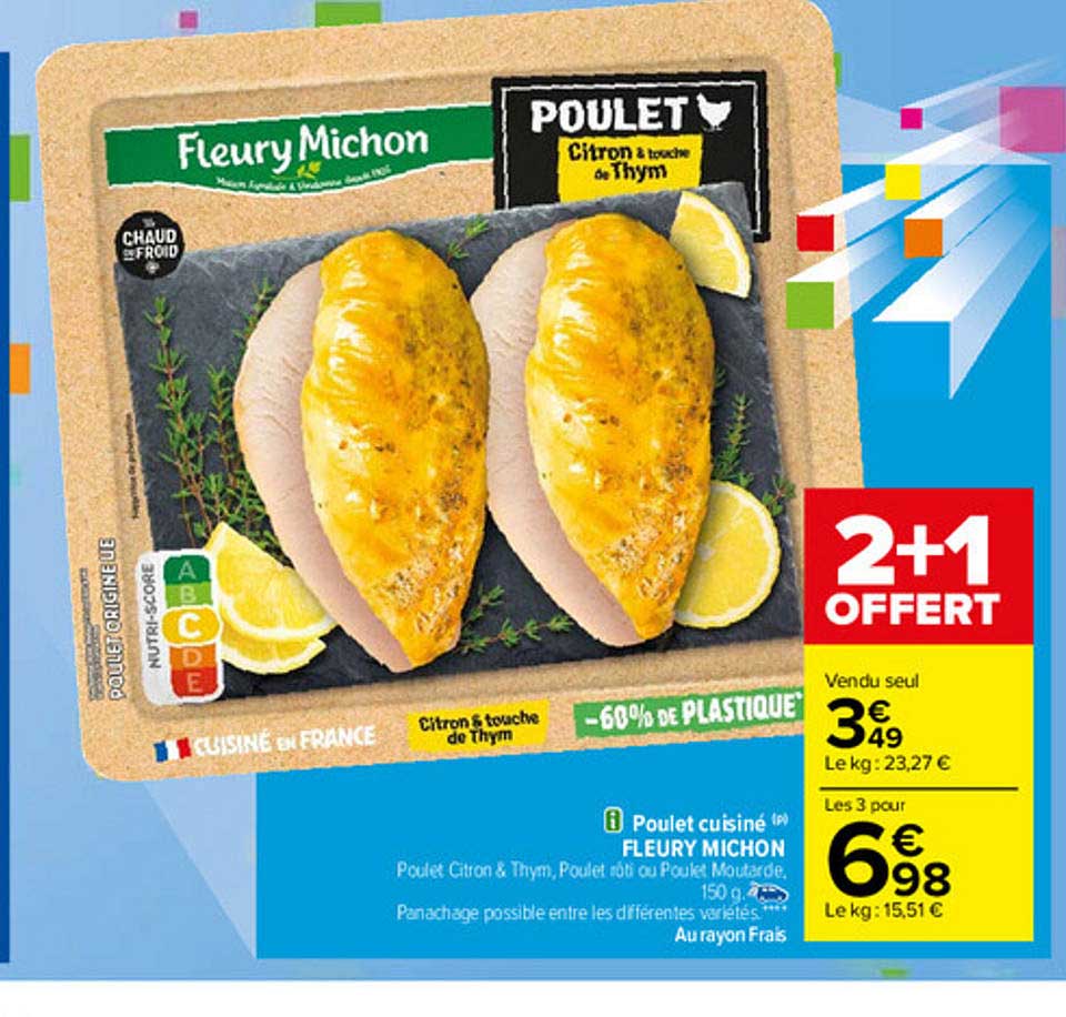 poulet cuisiné fleury michon