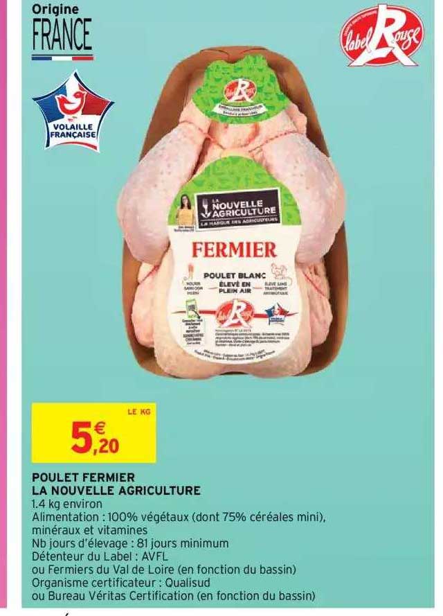 Poulet Fermier La Nouvelle Agriculture