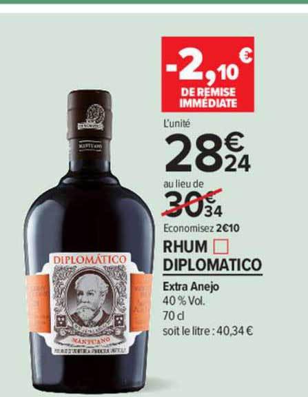 Rhum Diplomatico Extra Anejo