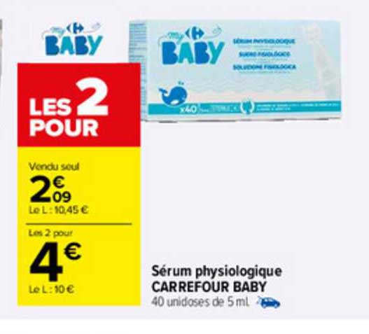Sérum Physiologique Carrefour Baby