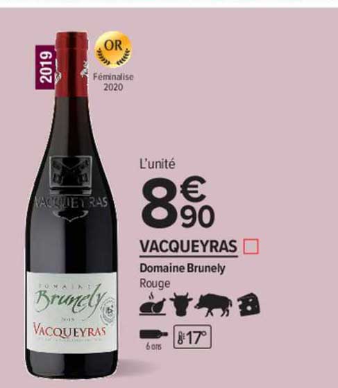 vacqueyras domaine brunely