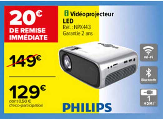 vidéoprojecteur led philips