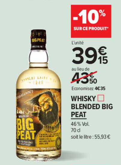 whisky blended big peat