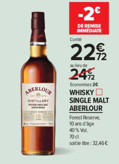 whisky single malt aberlour