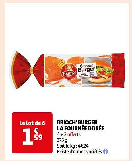 brioch' burger la fournée dorée