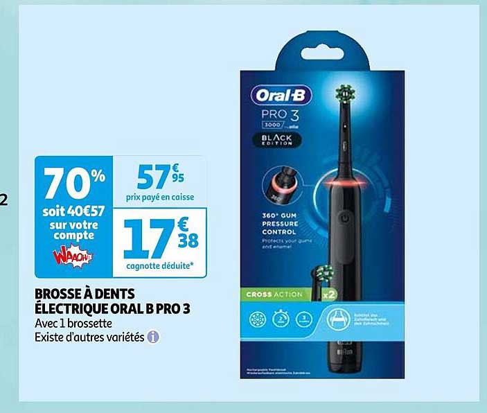 brosse à dents électrique oral b pro 3