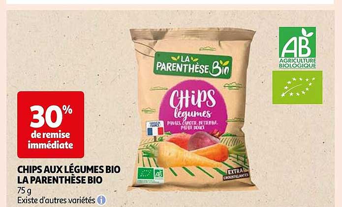 chips aux légumes bio la parenthèse bio