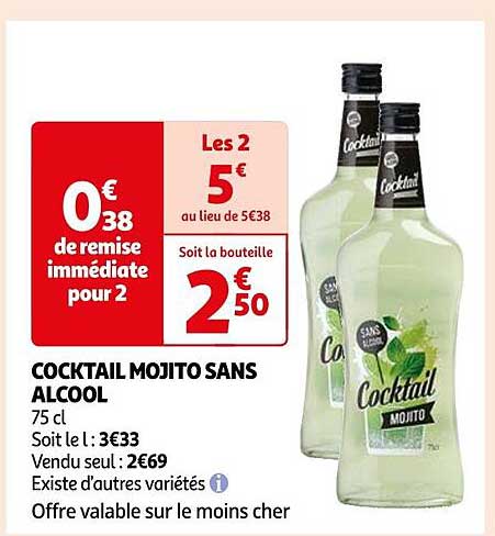 Cocktail Mojito Sans Alcool