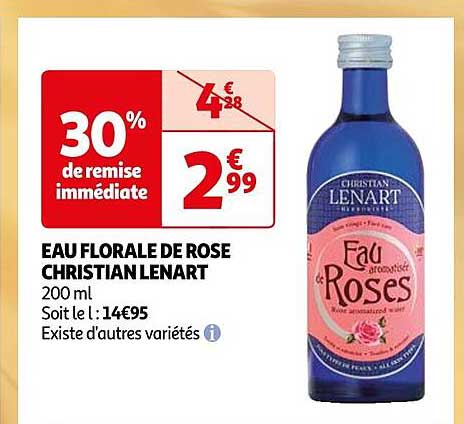 Eau Florale De Rose Christian Lenart