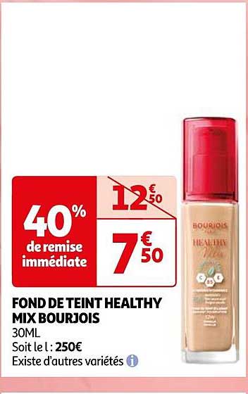 fond de teint healthy mix bourjois