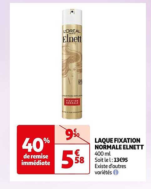 laque fixation normale elnett