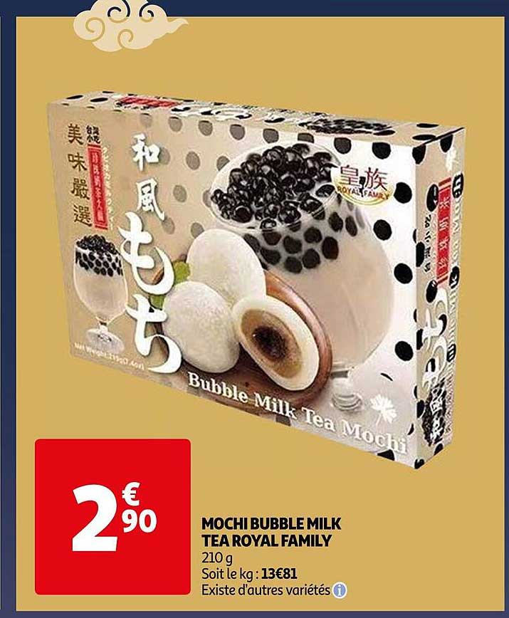 mochi bubble milk tea royal family