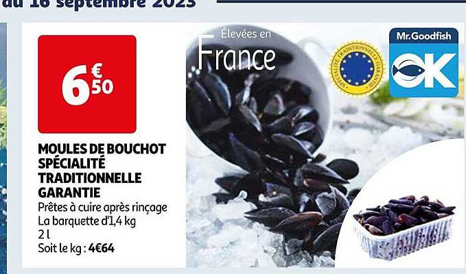 moules de bouchot spécialité traditionnelle garantie