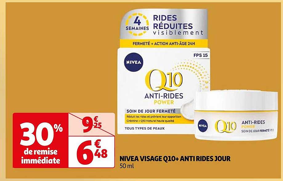 nivea visage q10+ anti rides jour