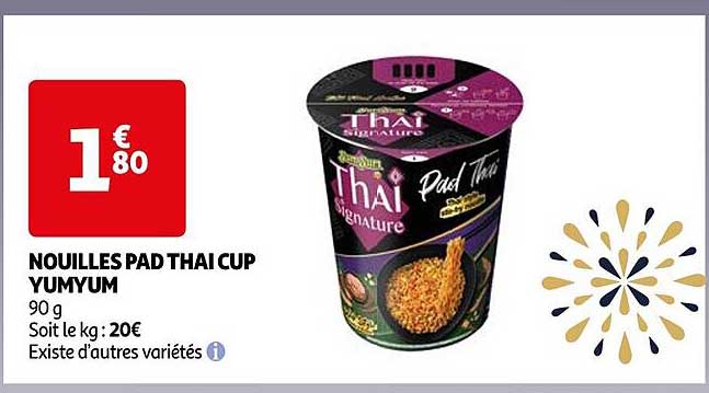 Nouilles Pad Thai Cup Yumyum
